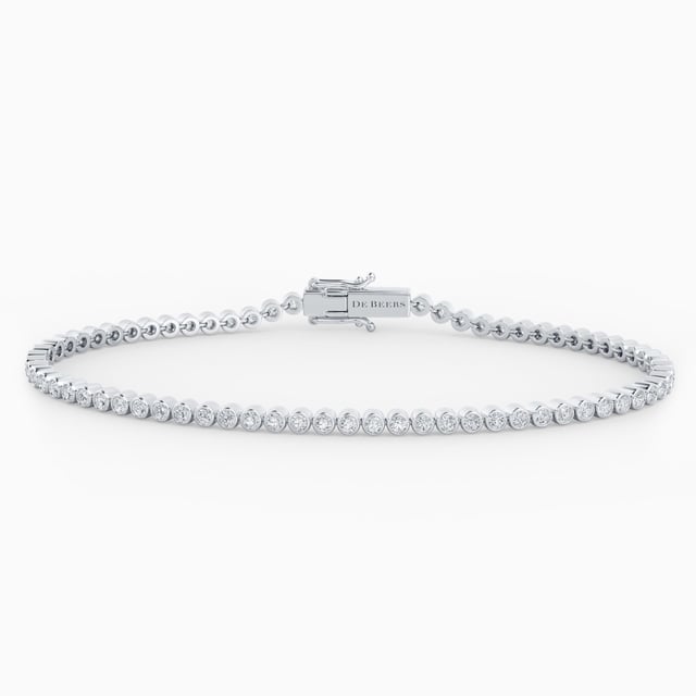 DB Classic eternity line round brilliant diamond bracelet