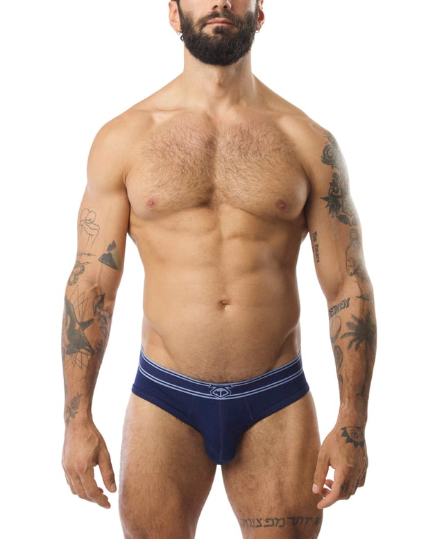 Core Bikini Brief - Midnight Navy/Perry Blue