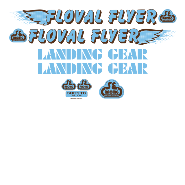 Floval Flyer Decal Set