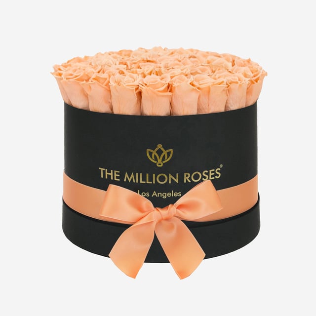 Supreme Black Box | Peach Roses
