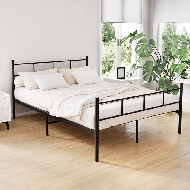 Artiss Metal Bed Frame Platform Foundation Mattress Base SOL