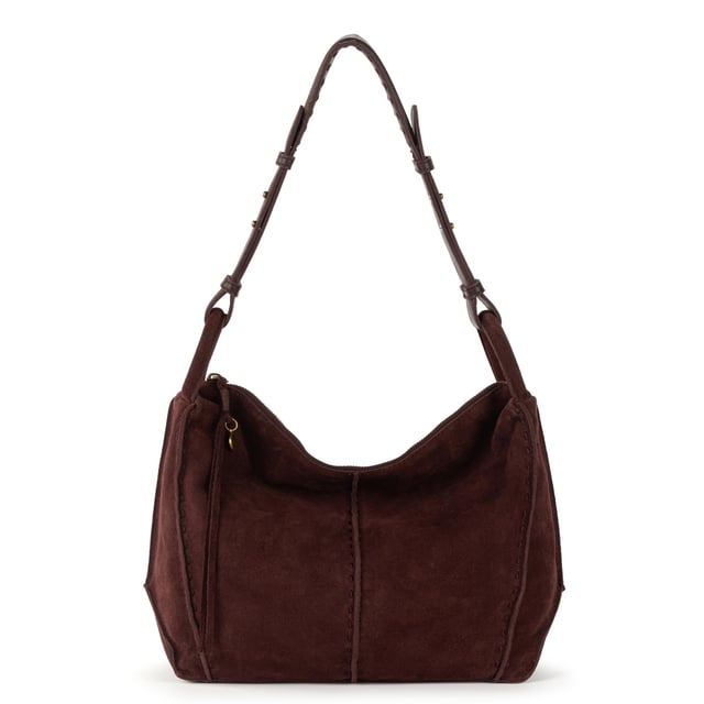 Los Feliz Hobo - Leather - Mahogany Suede