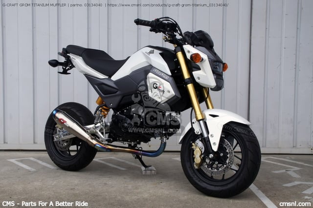 G-CRAFT GROM TITANIUM MUFFLER
