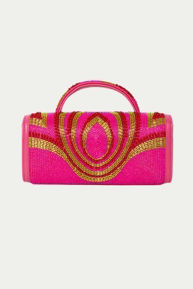 Lele Sadoughi x Trina Turk Mini Tabitha Bead Bag