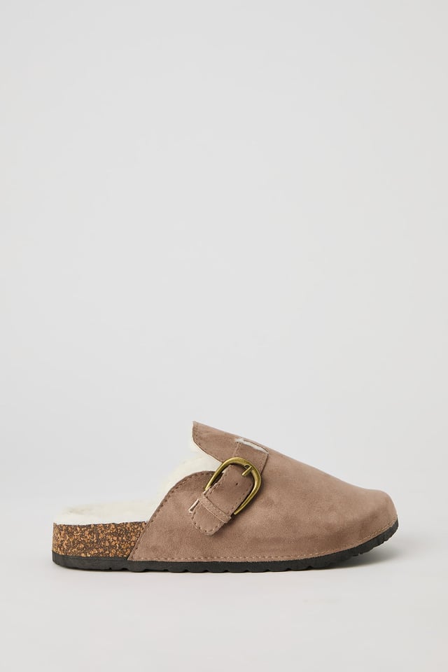 Faux Fur Lined Clog