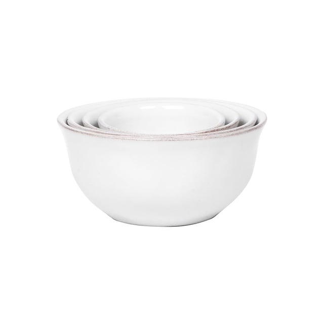 Puro Nesting Prep Bowl Set/4pc - Whitewash