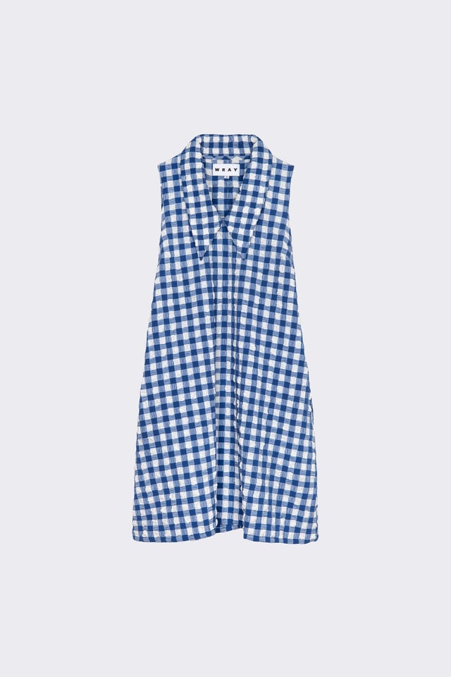 Brooks Dress - Navy Check