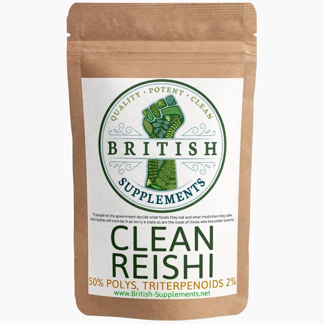 Reishi Extract Polysaccharides 50%, Triterpenoids 2% Clean Genuine Potent