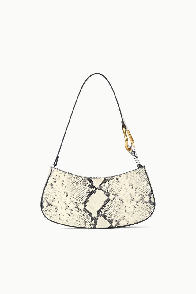 OLLIE BAG | WHITE SNAKE