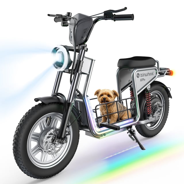 isinwheel H7Pro High-End Commuting Electric Scooter with Seat 28⁺MPH Top Speed