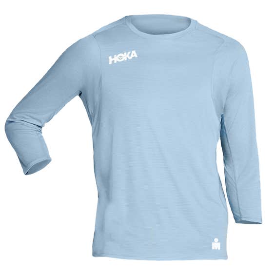 IRONMAN HOKA MENS GLIDE 3/4 SLEEVE