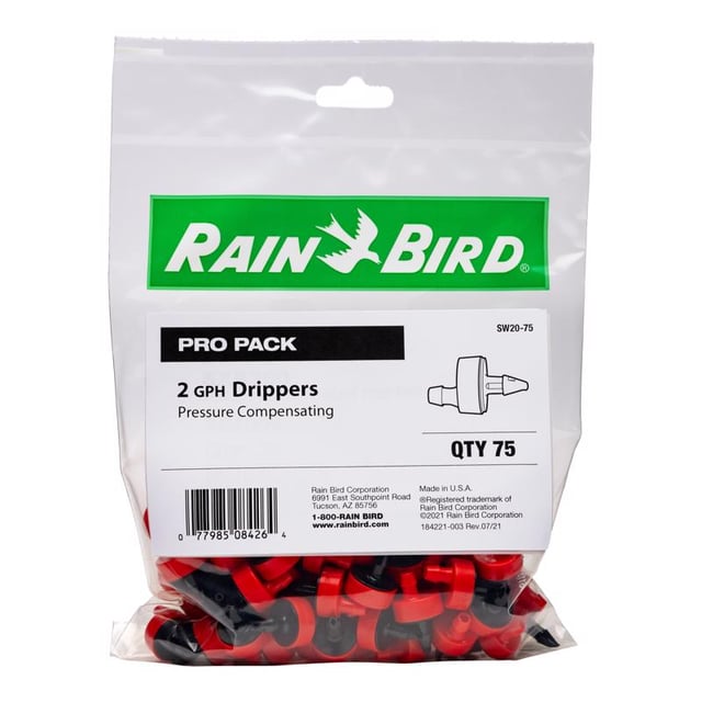 Rain Bird Spot Drip Irrigation Emitter 2 gph 1 pk