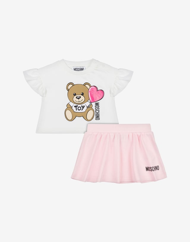 T-shirt and skirt set Jersey Teddy Bear