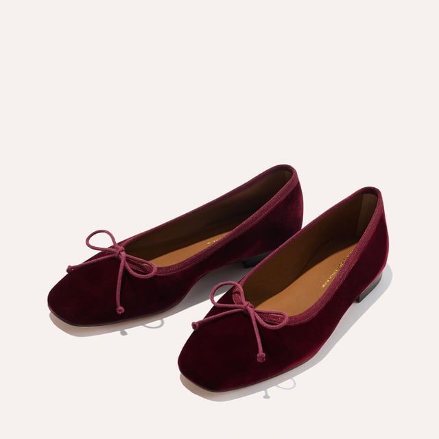 The Fonteyn - Burgundy Velvet