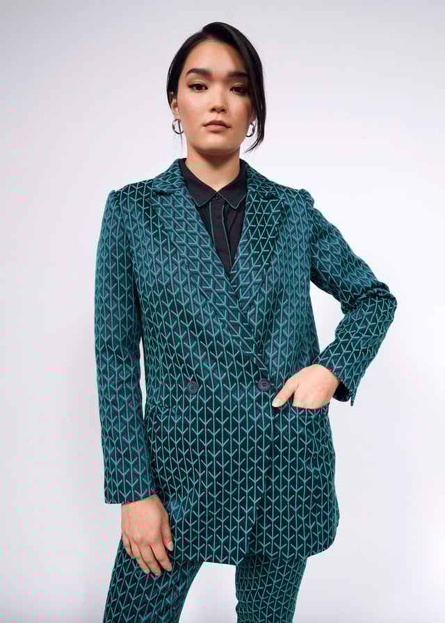 Debbie Harry X Wildfang Double Breasted Blazer