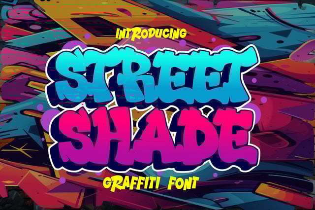 Street Shade - 3d Layered Graffiti Font