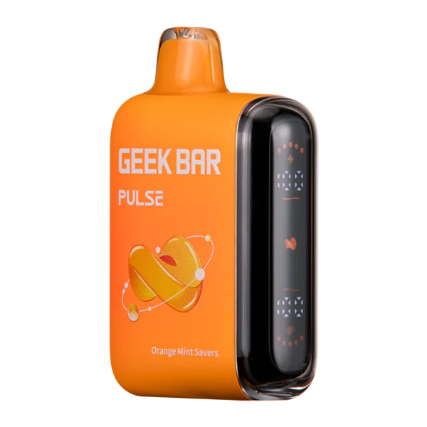 Geek Bar Pulse 15000 Puffs Disposable Vape - Savers Edition - Orange Mint Savers