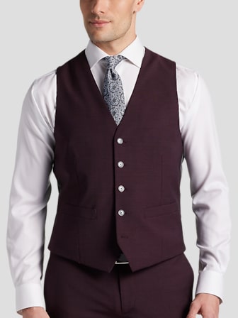 Slim Fit Wool Blend Suit Vest