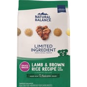 Natural Balance Limited Ingredient Lamb & Brown Rice Small Breed Recipe Dry Dog Food
