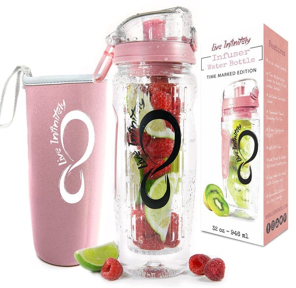 32oz Time Marked Infuser & Insulation Sleeve