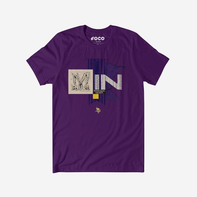 Minnesota Vikings 2025 NFL Draft Cluster T-Shirt