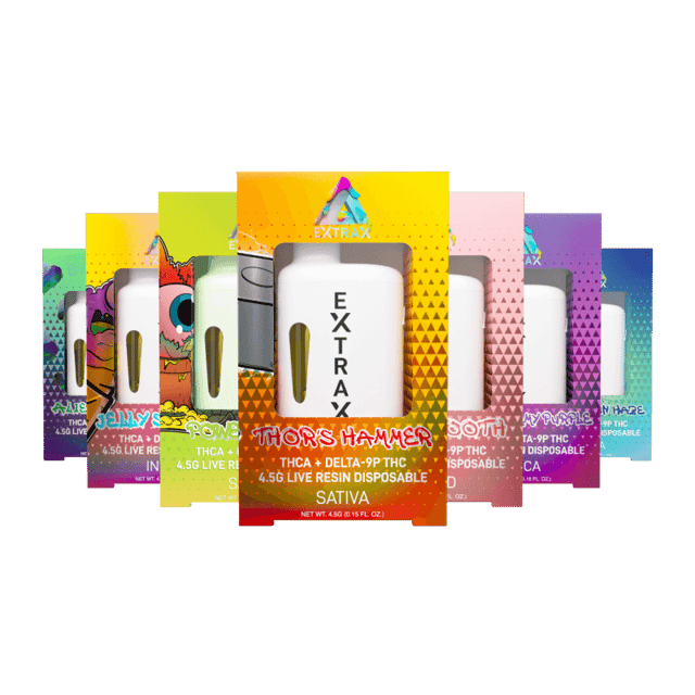Adios Blend D9 + THCa 4.5g Disposables – Delta Extrax