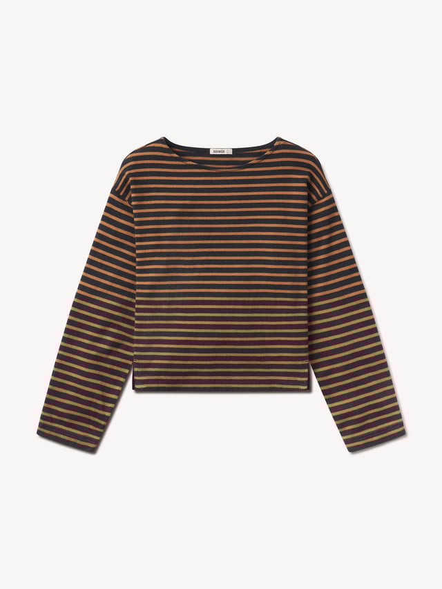 Dark Navy / Spice Catalina Breton Tee