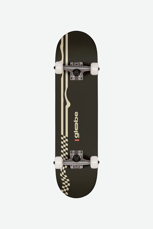 Kids Racer Mini 7.0" Complete - Black/Off-White