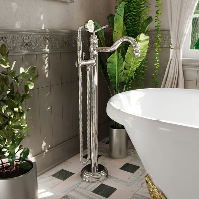 Traditional High Flow Freestanding Tub Faucet