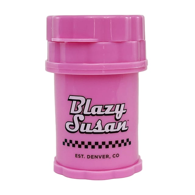 4-Piece Large Pink Herb Saver Grinder | Blazy Susan |