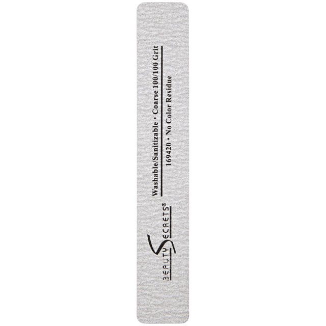 100/180 Rectangle Zebra Cushion Nail File