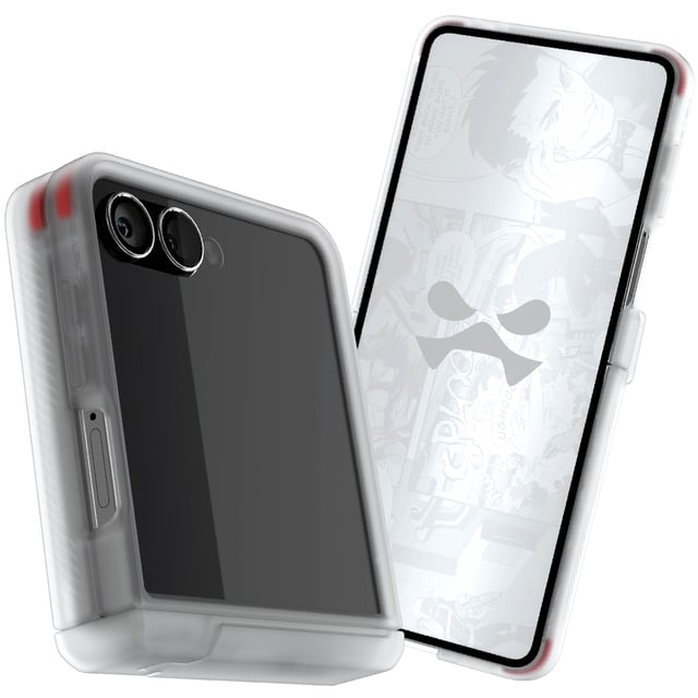 Galaxy Flip 7 Protective Clear Shockproof Case  — COVERT