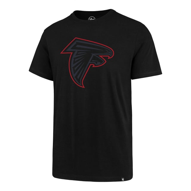 NFL Atlanta Falcons '47 Pop Imprint Super Rival T-Shirt - Black