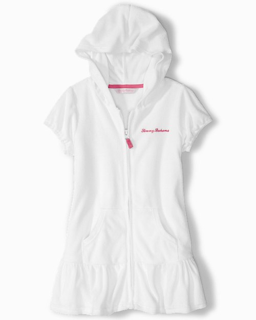 Little Girls' Hooded Coverup Dress