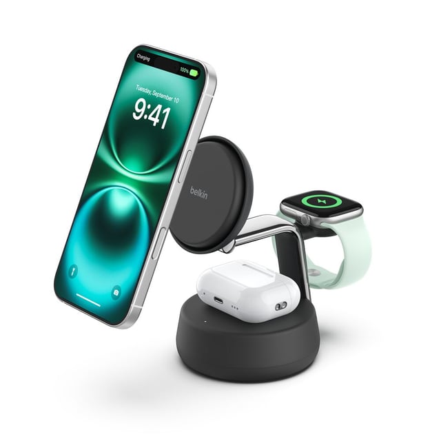 3-in-1 Magnetic Charging Dock with Qi2 25W