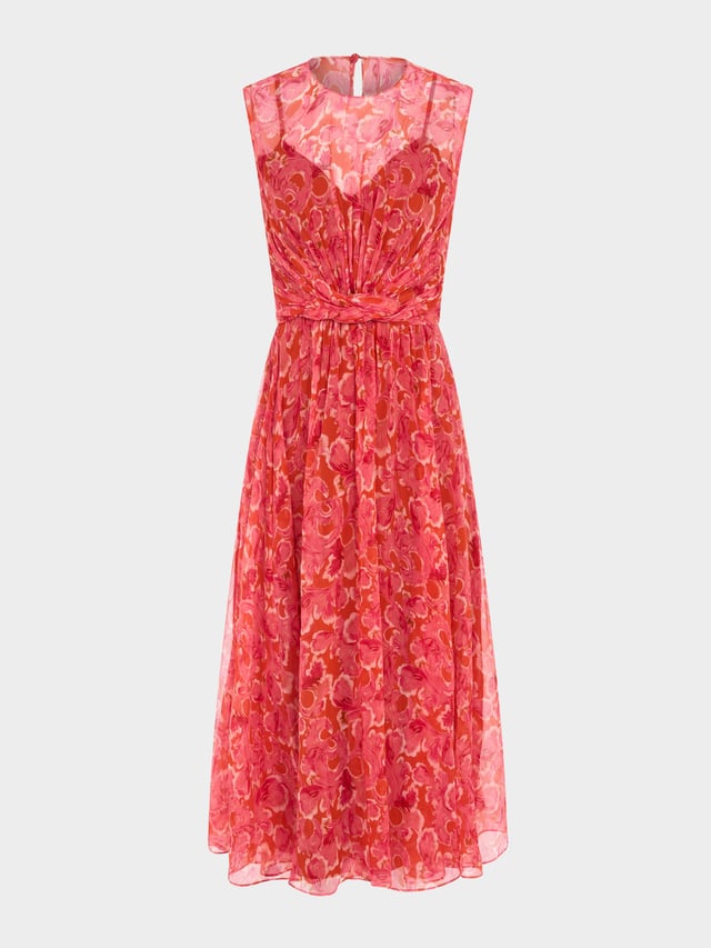 Blythe Dress in Traceri Rouge