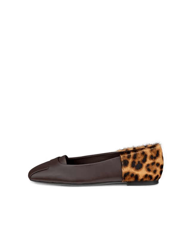 Women's ECCO® Margot Leather Ballerina Flat