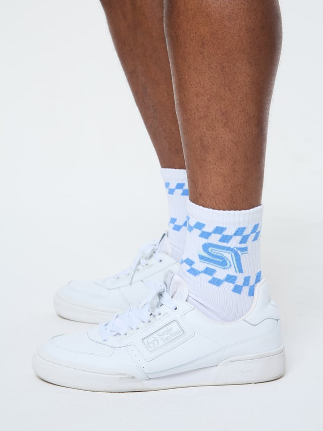 Corsa Sock- Brilliant White
