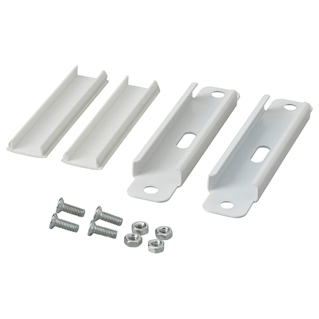 VIDGA Ceiling bracket for 2 curtain rails - white