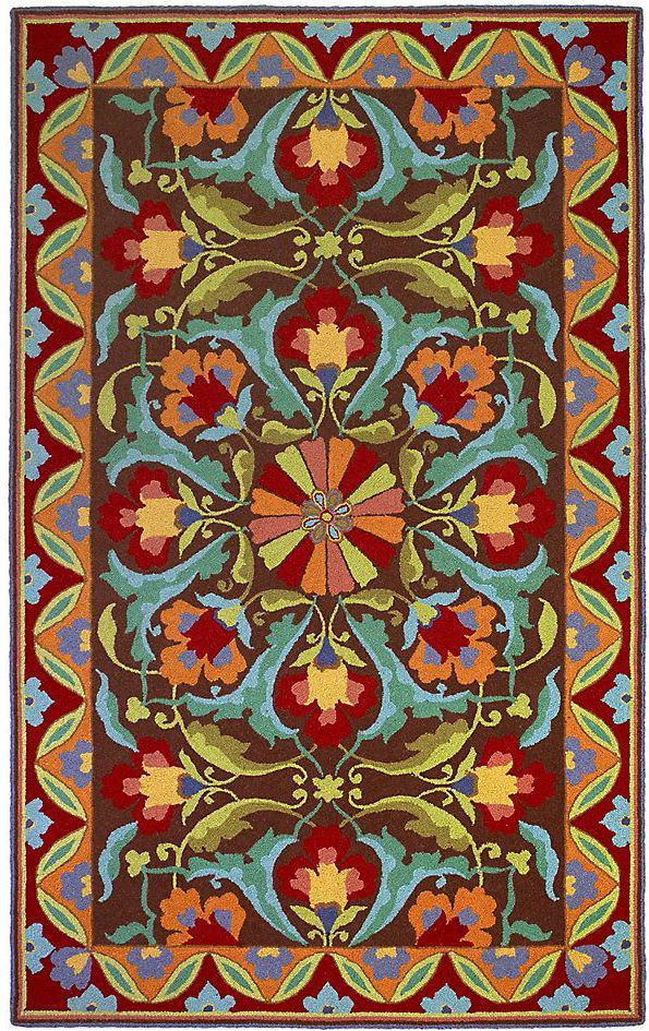 Company C Porcelain 18700 Mocha Area Rug