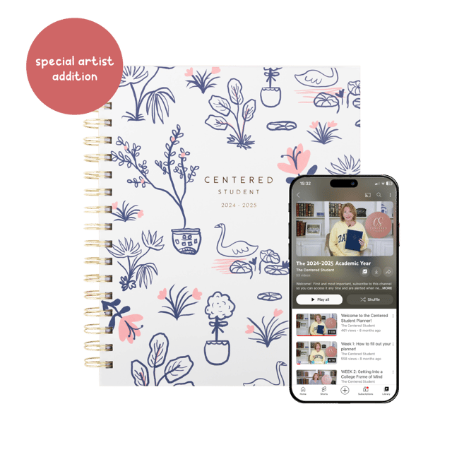 The 2024-2025 Centered Student Planner (Tranquility)