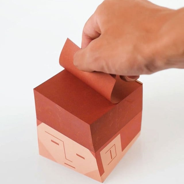 Funny Bald Head Self-adhesive Sticky Notes with 620 Sheets, for Home & Office, Gift for Holidays