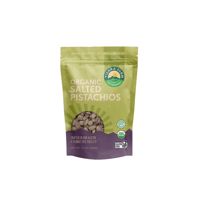 Organic <br> Roasted Salted Pistachios In-Shell