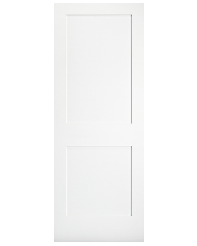 2 Panel Shaker Style Interior Door (Primed)
