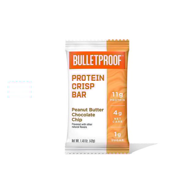 Peanut Butter Chocolate Chip Crisp Bar
