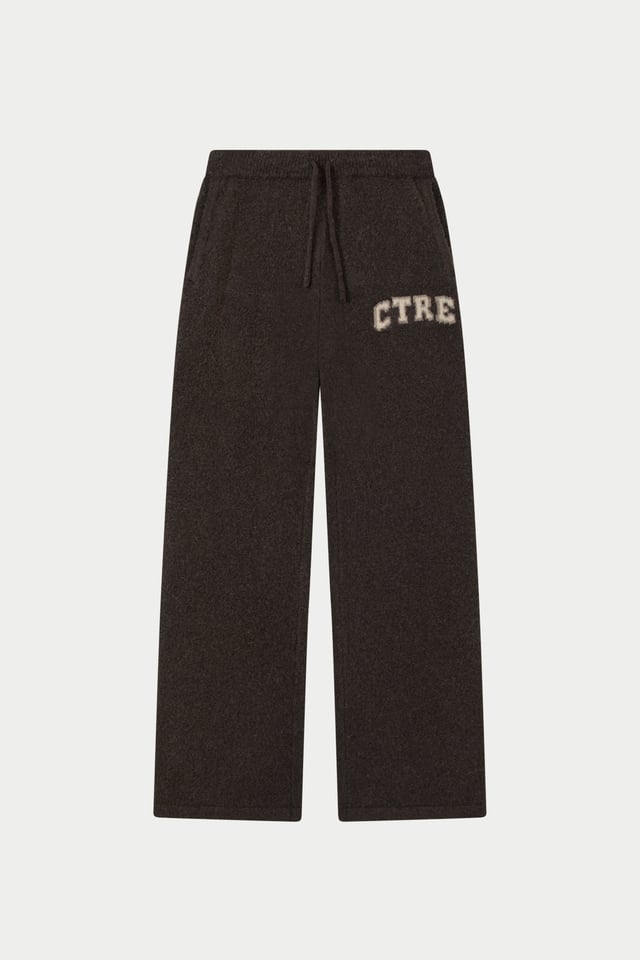CTRE KNITTED JOGGERS - BROWN