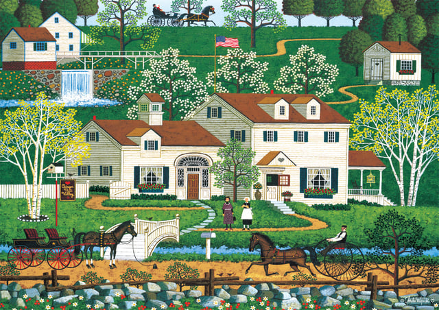 Charles Wysocki: Gingernut Valley 300 Piece Puzzle