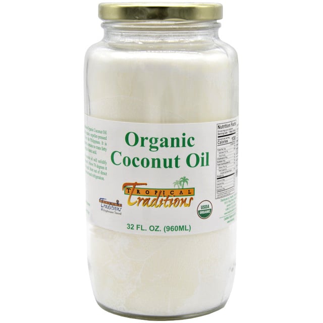 Coconut Oil - Organic - Expeller-Pressed - 1 Quart