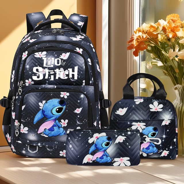Lilo Stitch Large Capacity Backpack Daypack Lightweight Schoolbag Casual Travel Knapsack for Women Girls Pen Lunch Bags - AliExpress