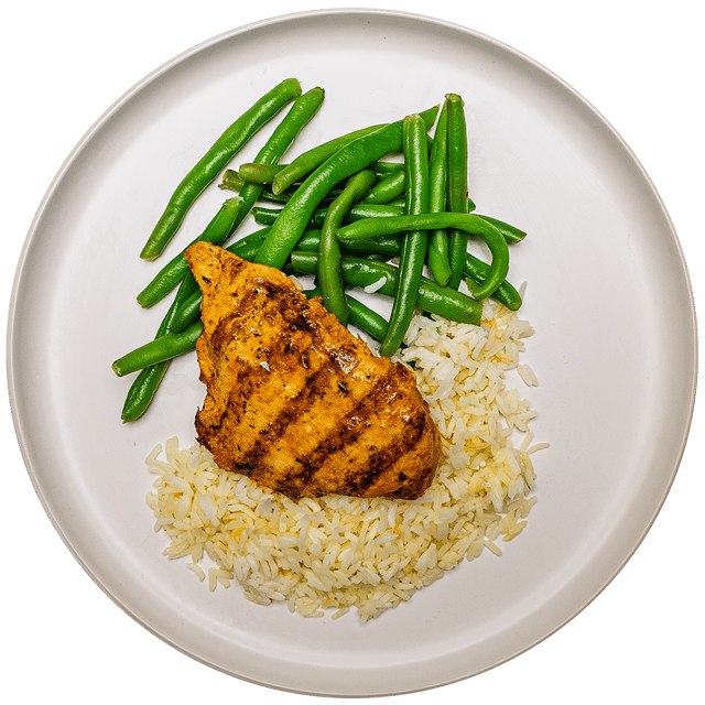 Blackened Grilled Chicken & Jasmine Rice
